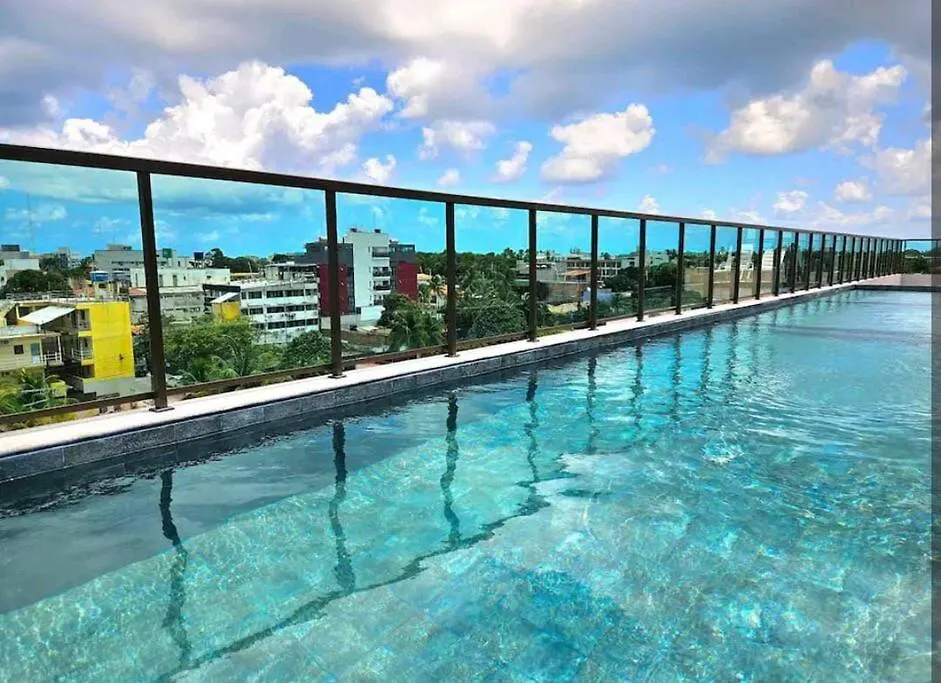 Studio luxo com piscina privativa e cascata no centro de porto de galinhas!-1